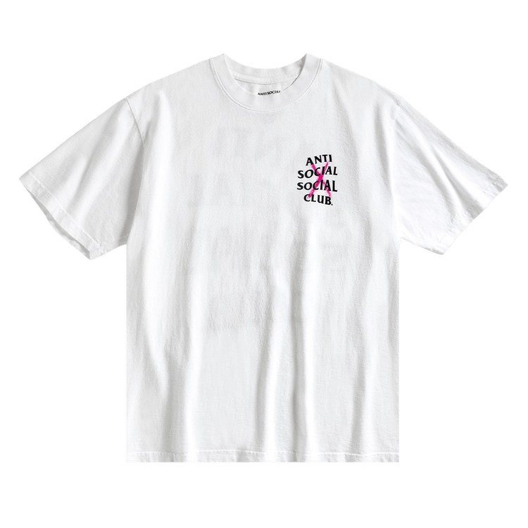 Anti Social Social Club Cancelled Hand Painted Tee 'White'