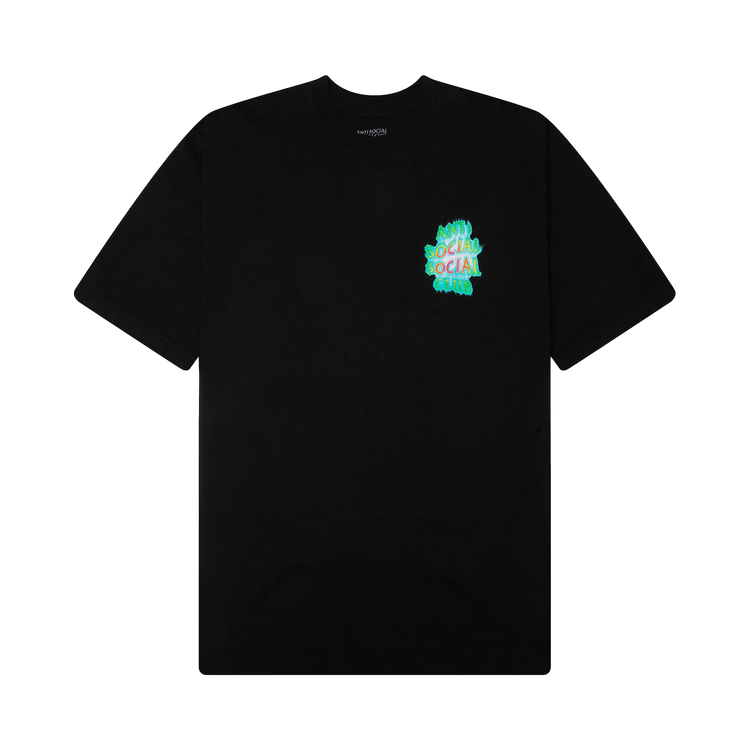 Anti Social Social Club Thermal Flame Tee 'Black'