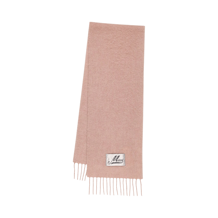 Marni Brushed Alpaca Scarf 'Magnolia'