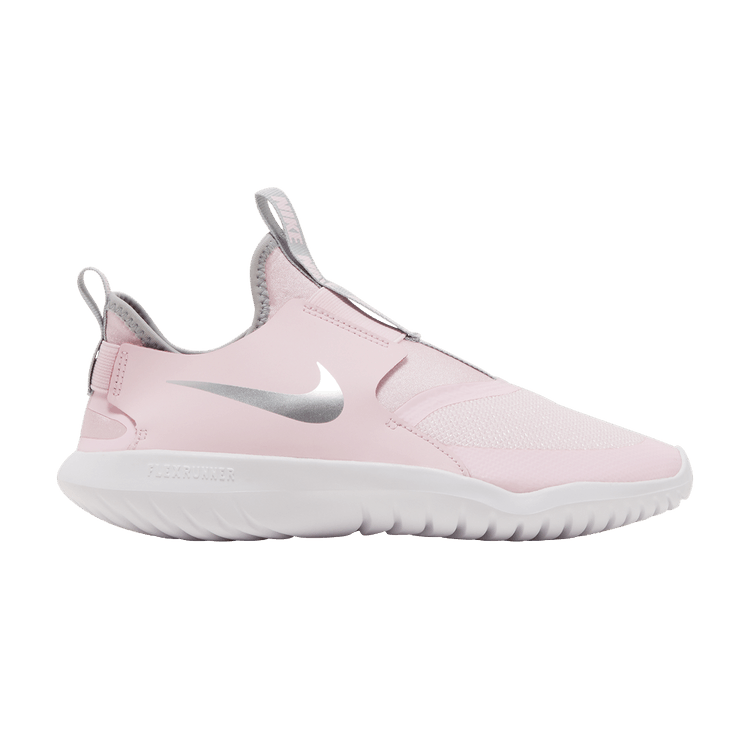 Nike Flex Runner GS 'Pink Foam Metallic Silver'