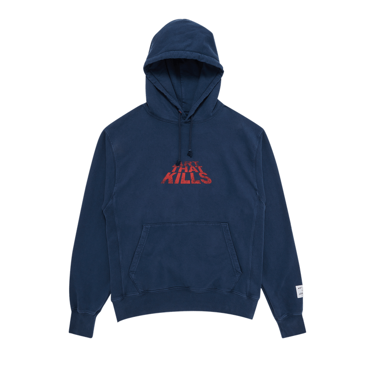 Gallery Dept. ATK Stacked Logo Hoodie 'Navy'