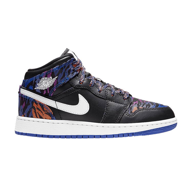 Air Jordan 1 Mid SE GS 'Tiger Stripe'