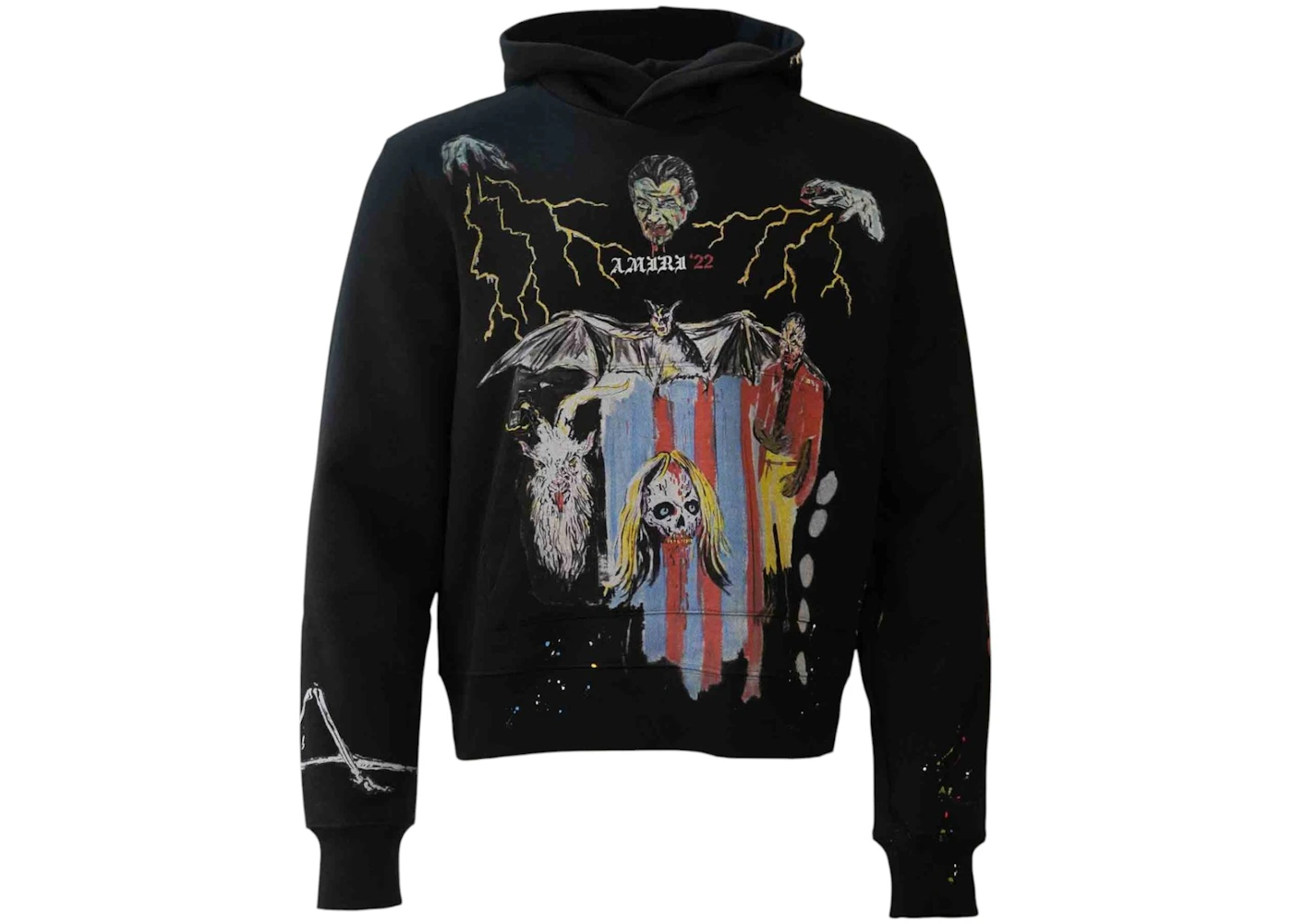 AMIRI Blood 38' Hoodie Black