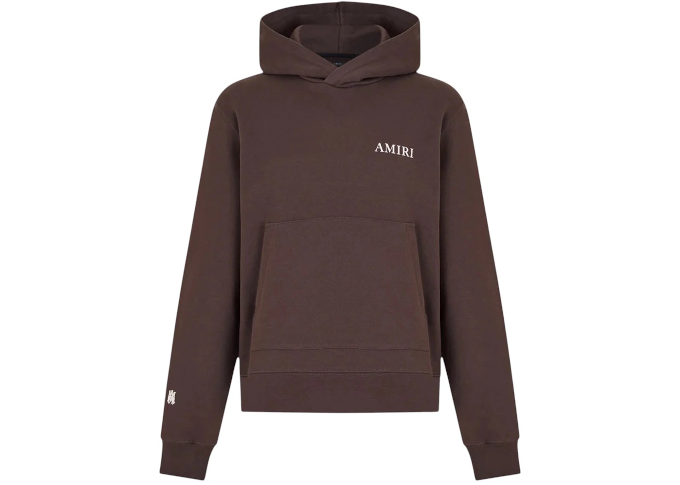 AMIRI Puff Logo Hoodie Brown