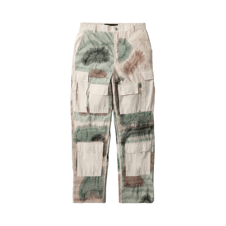 Who Decides War Camouflage Embroiderey Pant 'Ivory'