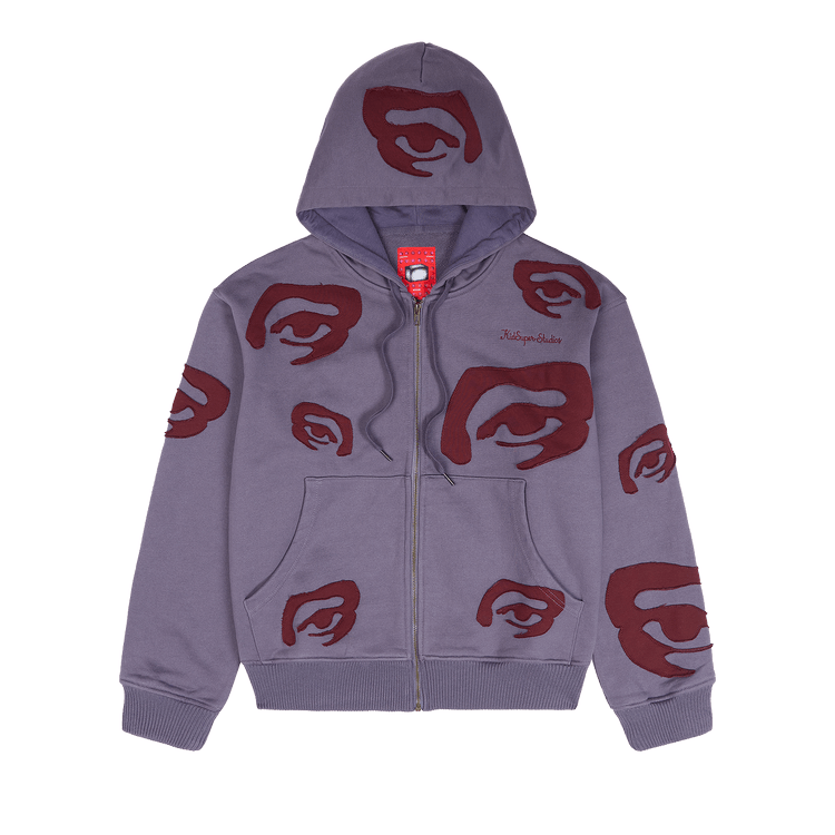 KidSuper Allover Eye Hoodie 'Purple'
