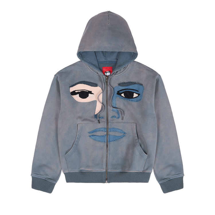KidSuper Face Hoodie 'Slate'