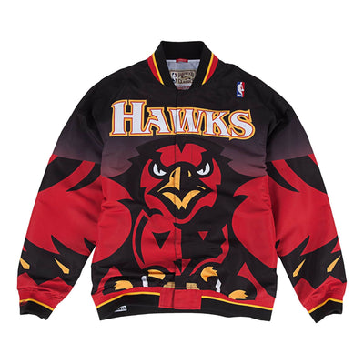 Mitchell & Ness NBA Authentic Atlanta Hawks 1995-96 Warm Up Jacket 'Black Red'