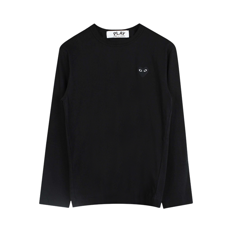 Comme des Garçons PLAY Heart Emblem Long-Sleeve Shirt 'Black'