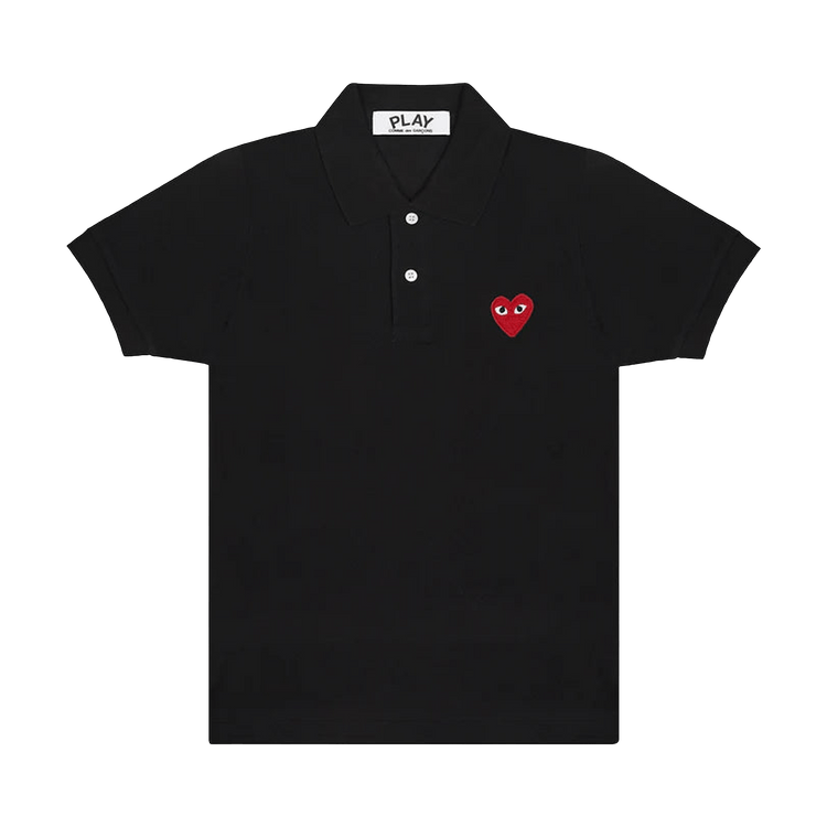 Comme des Garçons PLAY Red Emblem T-Shirt 'Black'