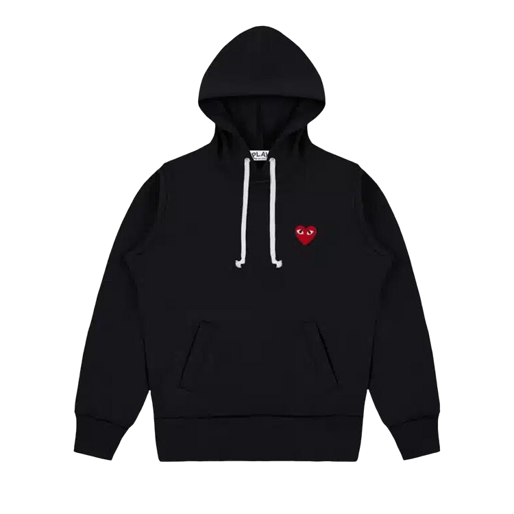 Comme des Garçons PLAY Heart Emblem Hoodie 'Black'