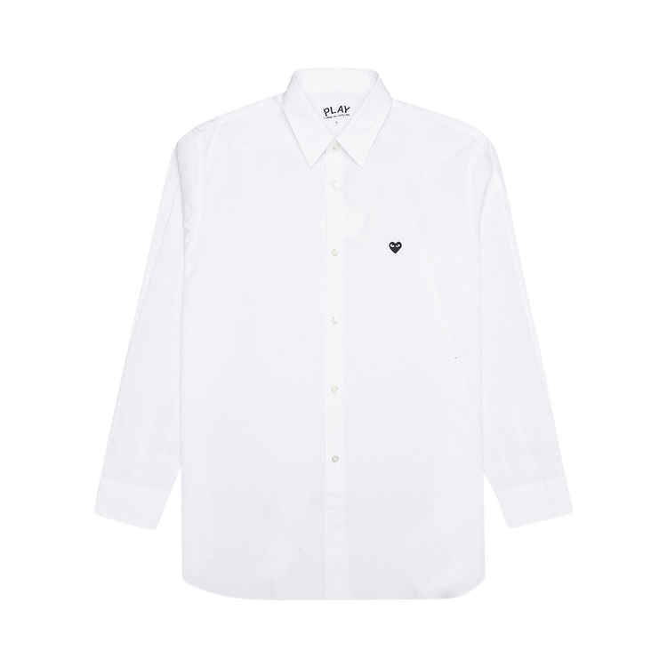 Comme des Garçons PLAY Small Black Emblem Button Down 'Black'
