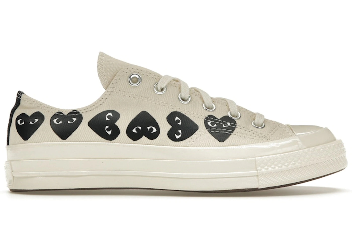 Converse Chuck Taylor All Star 70 Ox Comme des Garcons PLAY Multi-Heart Milk