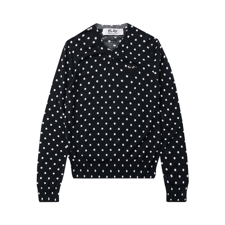Comme des Garçons PLAY Polka Dot Sweater 'Navy'