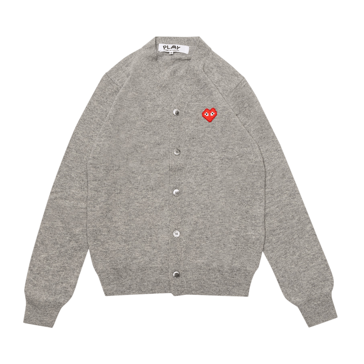 Comme des Garçons PLAY x Invader Cardigan 'Grey'