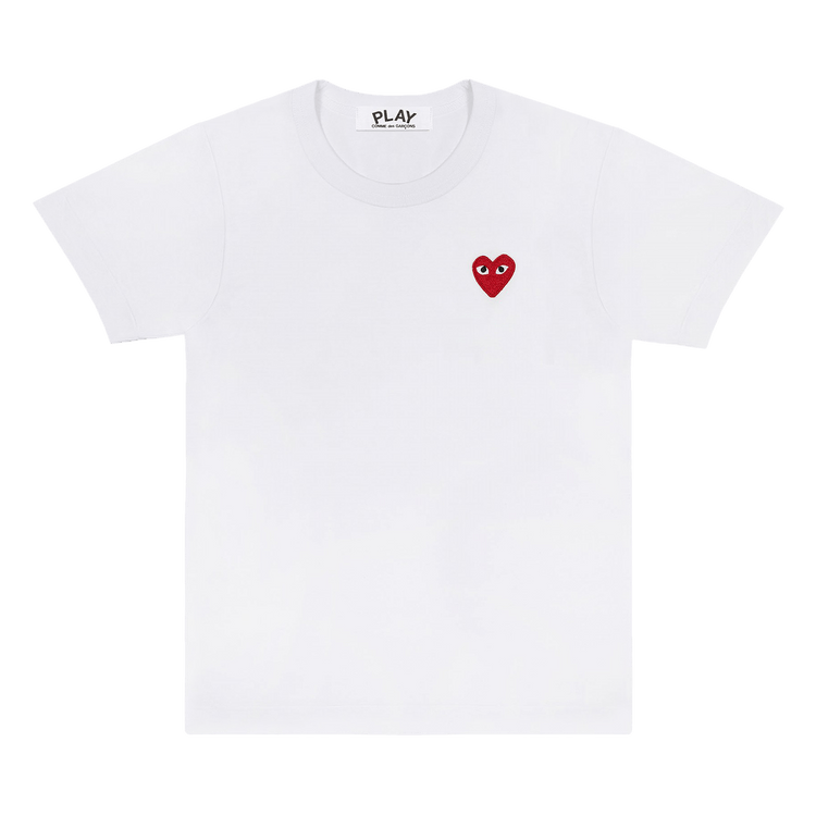 Comme des Garçons PLAY Heart Logo T-Shirt 'White'