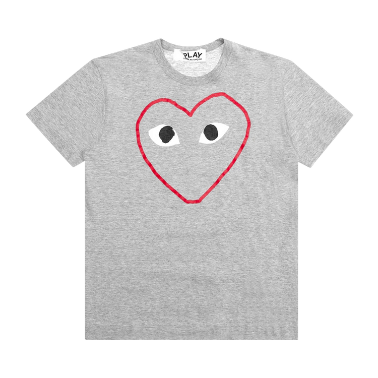 Comme des Garçons PLAY Red Heart Sketch T-Shirt 'Grey'