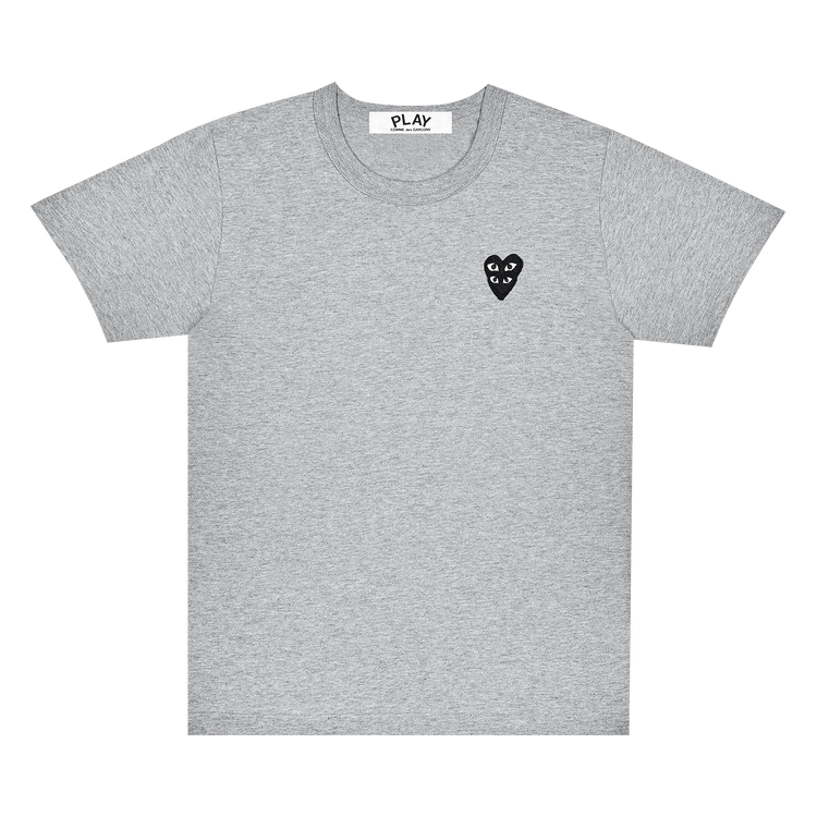 Comme des Garçons PLAY Stacked Heart Short-Sleeve T-Shirt 'Grey'