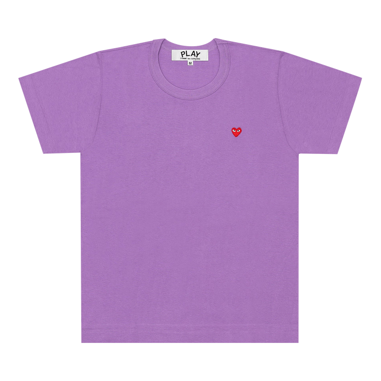 Comme des Garçons PLAY Small Red Heart T-Shirt 'Purple'