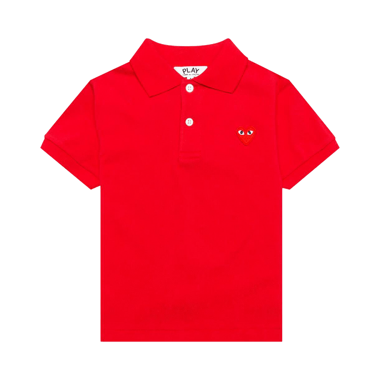 Comme des Garçons PLAY Polo Shirt 'Red'