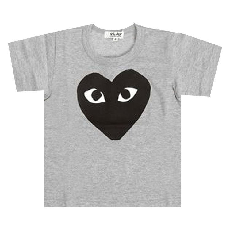 Comme des Garçons PLAY Kids Big Heart Logo T-Shirt 'Grey'