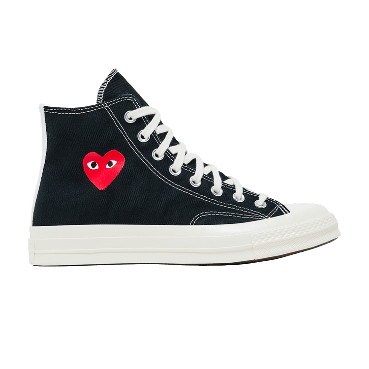 Comme des Garçons PLAY x Converse Chuck 70 High 'Small Red Heart - Black'