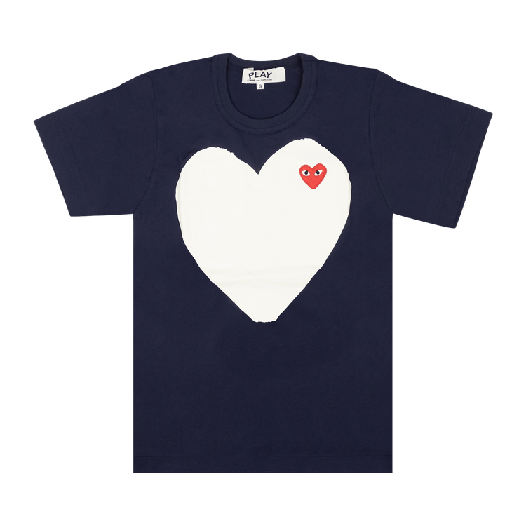 Comme des Garçons PLAY Big Heart T-Shirt 'Blue'