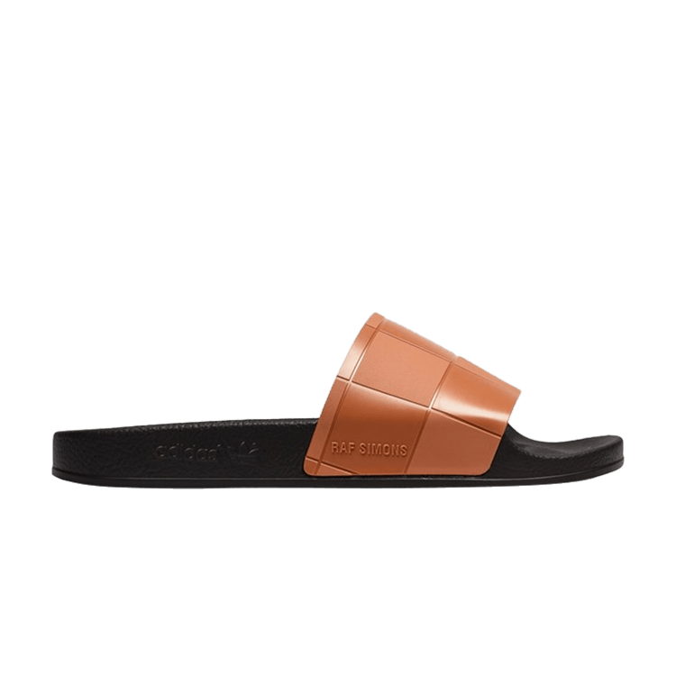 Raf Simons x adidas Adilette 'Dark Brown Checkerboard'