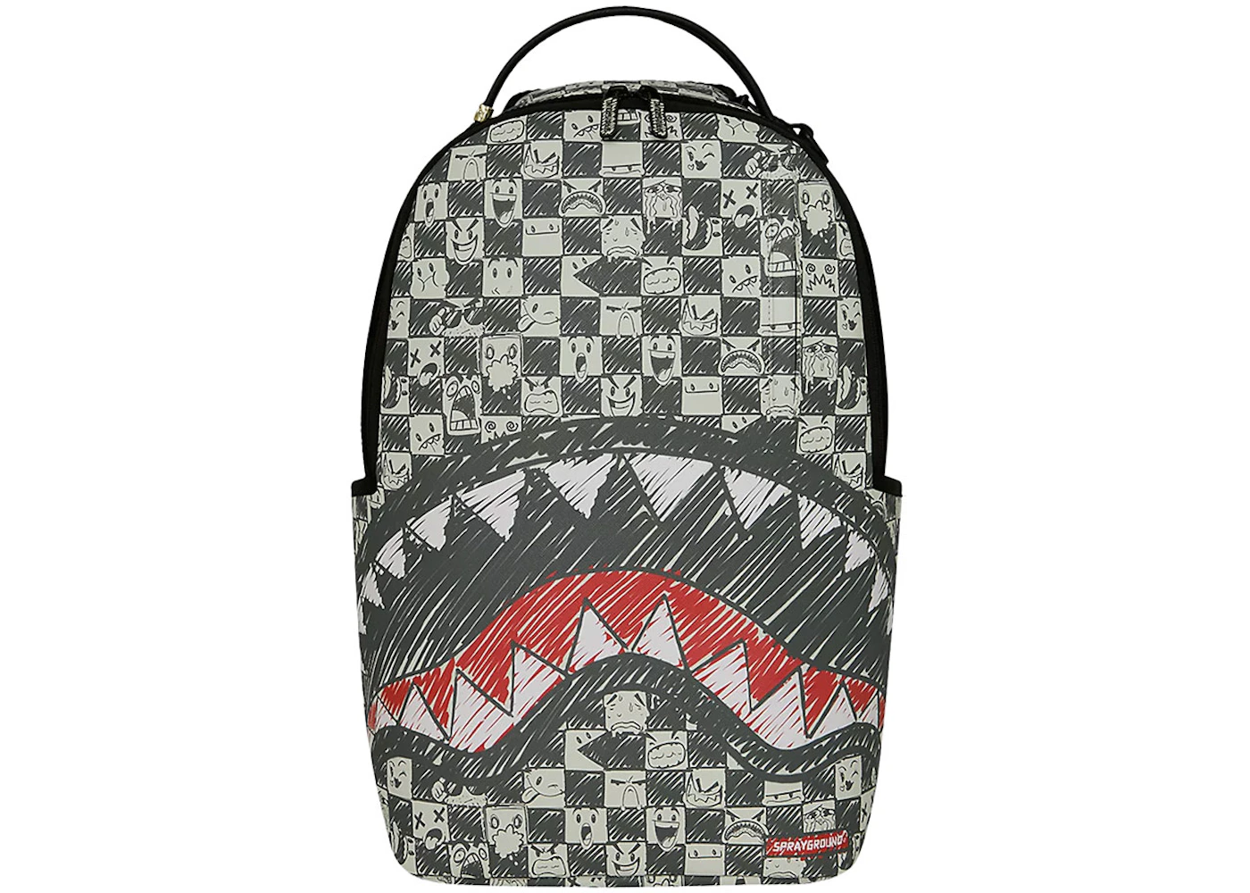 Sprayground Emote Checkered Backpack Multicolor