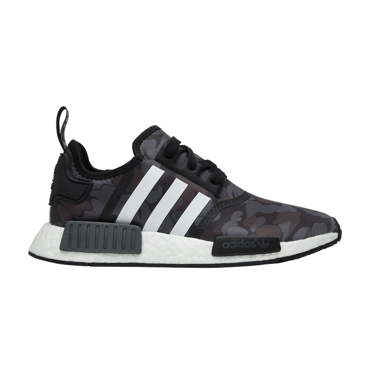 A Bathing Ape x adidas NMD_R1 'Black Camo'