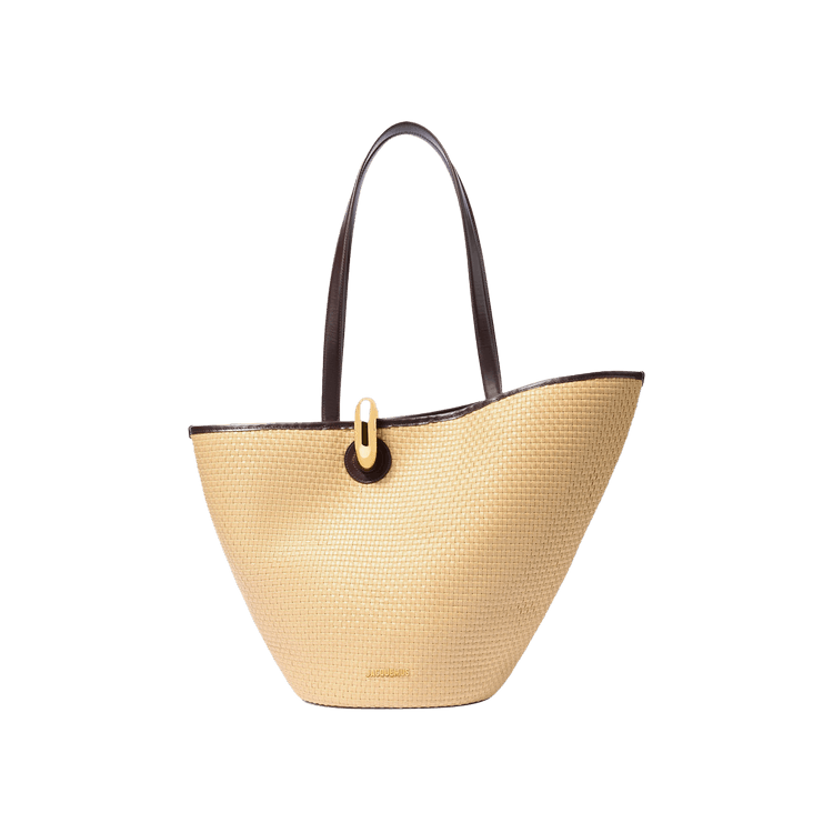 Jacquemus Le Bambola 'Natural/Dark Brown'
