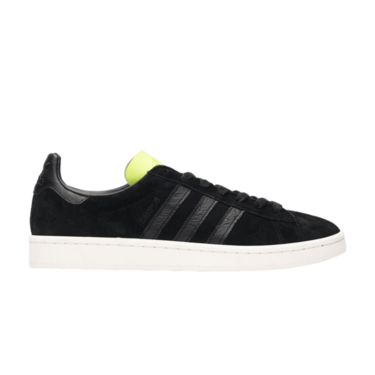 adidas Campus 'Core Black Solar Yellow'