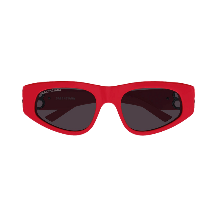 Balenciaga Cat Eye Glasses 'Red/Silver/Grey'