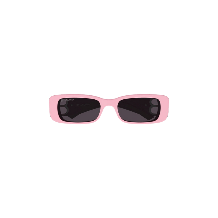 Balenciaga Rectangular Frame Sunglasses 'Pink'