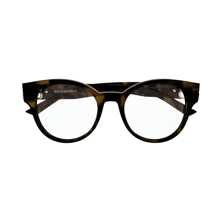 Balenciaga Oval Glasses 'Dark Havana'