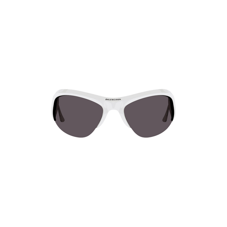 Balenciaga Cat Eye Sunglasses 'White/Silver/Grey'