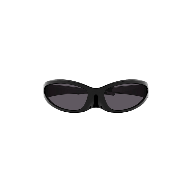 Balenciaga Cat Oval Frame Sunglasses 'Black'