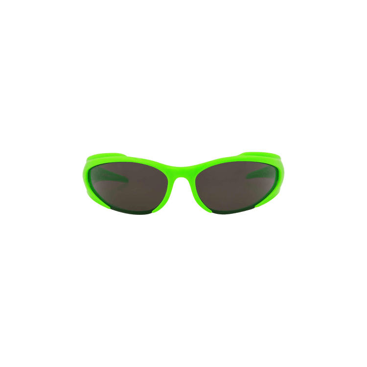 Balenciaga Reverse Xpander Rectangle Sunglasses 'Green'