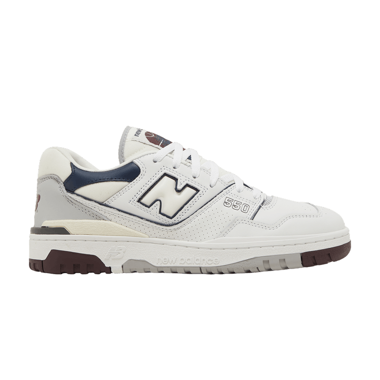 New Balance 550 'White Indigo Burgundy'