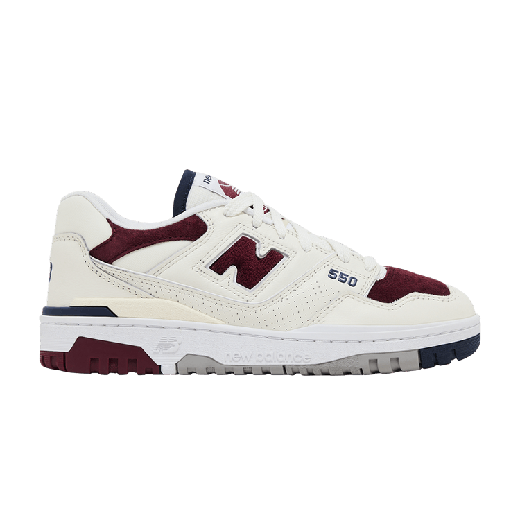 New Balance 550 'Suede Toe Pack - Burgundy Navy'