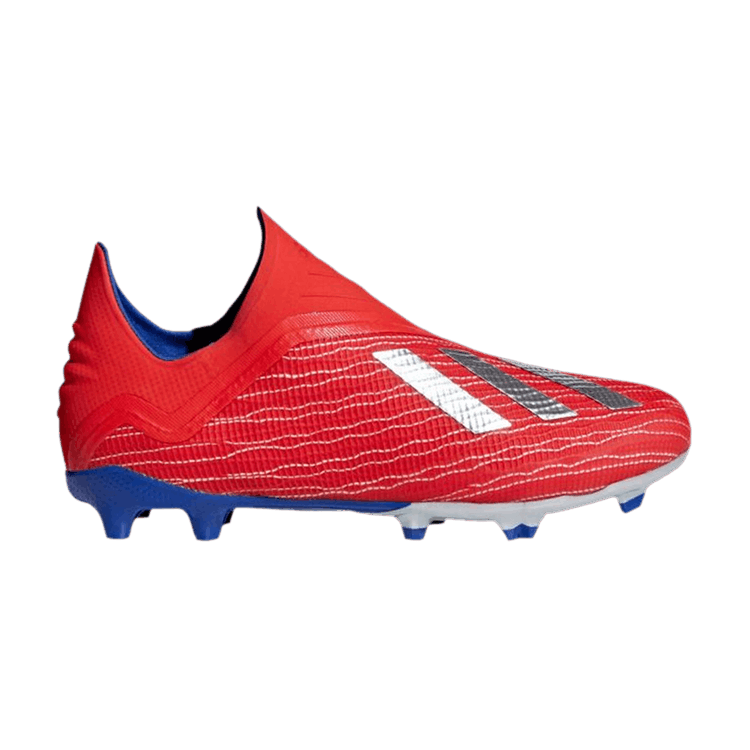Adidas X 18+ FG J 'Active Red Bold Blue'
