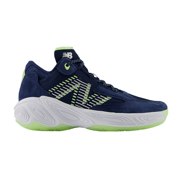 New Balance Fresh Foam BB v2 'Navy Bleached Lime Glow'