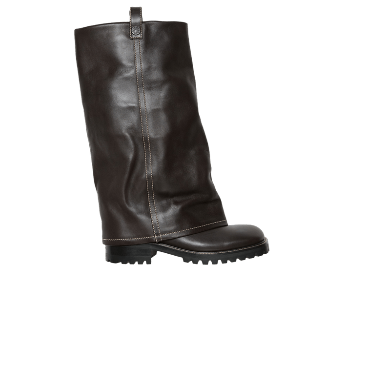 Acne Studios Leather Buckle Boot 'Mocha Brown'