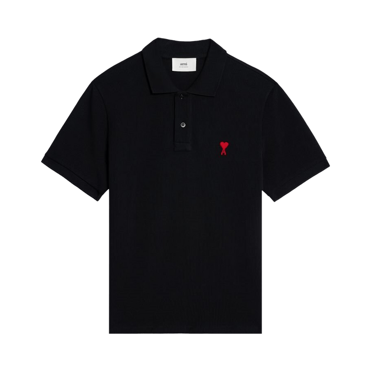 Ami ADC Polo Shirt 'Black'