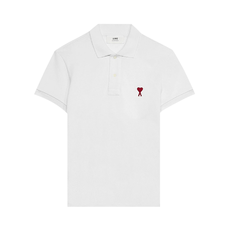 Ami ADC Polo Shirt 'White'