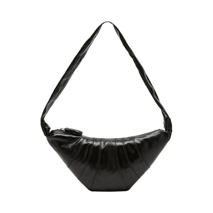 Lemaire Medium Croissant Bag 'Obsidian Green'