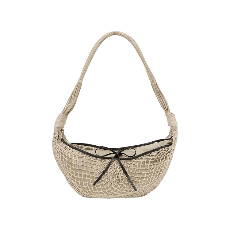 Lemaire Croissant Filt Bag 'Light Beige'