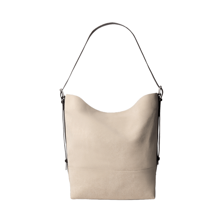 Lemaire Belted Tote Bag 'Dark Linen'