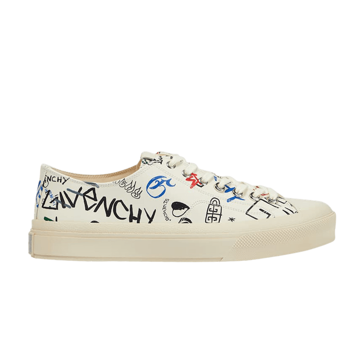 Givenchy City Printed Leather Low 'Scribbled'