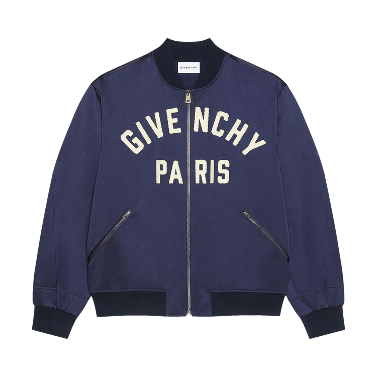 Givenchy Logo Bomber Jacket 'Navy'